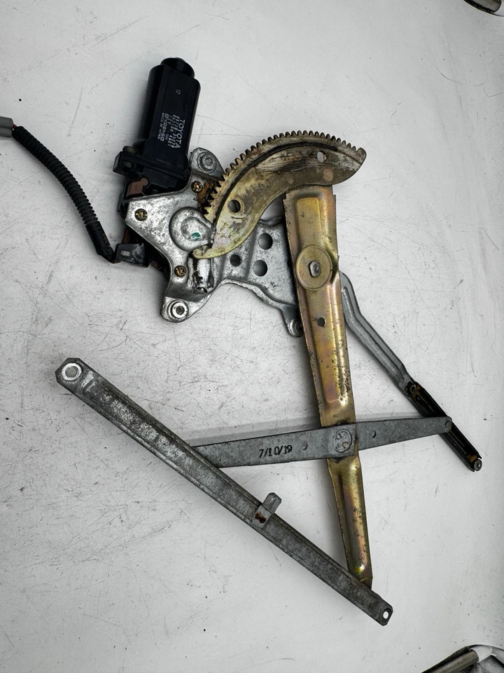 92-95 Toyota 4Runner OEM TRASERO pasajero derecho cristal ventana regulador con motor Foto 3 de 4