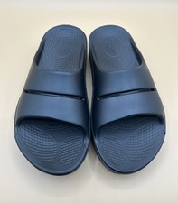 New OOFOS Ooah Slides Sandals in Black Size Women's 8 , Men's 6, 39