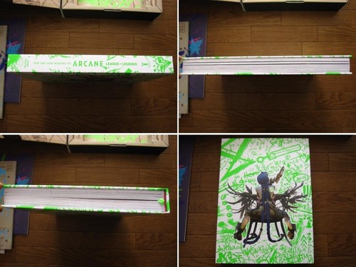 The Art and Making of Arcane Portfolio Edition Hardcover Art Book Vinyl Used - Picture 13 of 15