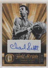 2013-14 Panini Gold Standard Gold Scripts 18/49 Charlie Scott #4 Auto HOF 6l7