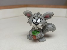 Rar! Schleich Schlümpfe Chitter Tier - 20407 - Eichhörnchen Eichel Maus grau