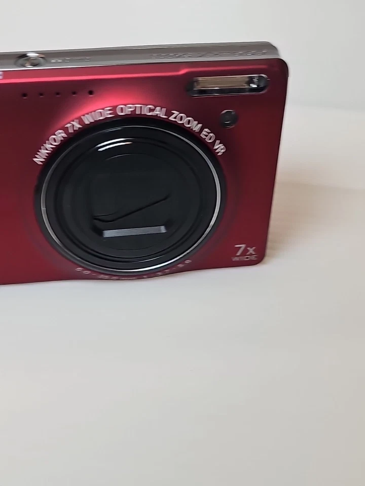 Nikon Coolpix S6000 Red 14.2MP Compact Digital Camera Free Shipping Duty Free - Image 4 of 4