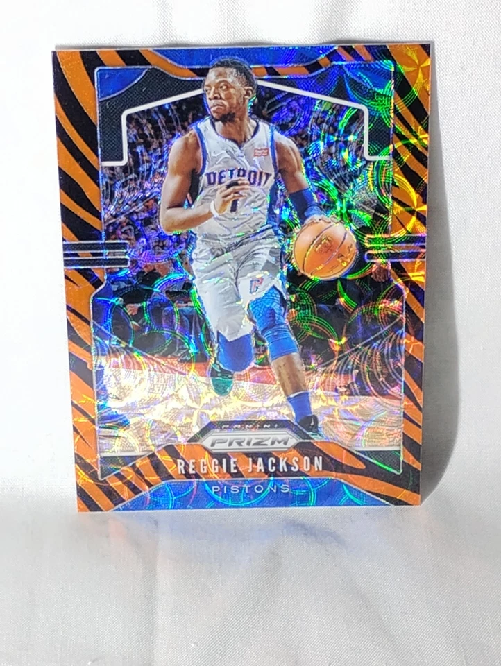 Panini Prizm Choice Tiger Stripes Prizm Reggie Jackson #95 2019-20 casi nuevo magnético  Foto 2 de 4