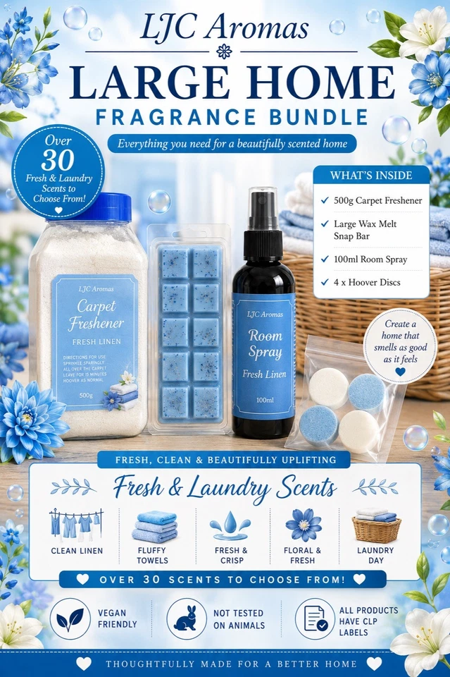 Wax melts, home fragrances and body products