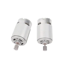 2 PCS 550 40000RPM 12 Volt Electric Motor, High Speed RS550 12V Motor Gearbox...