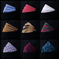 New Style Handkerchief Hot Sale Black Suit Accessories Solid Kerchief Men Weddin