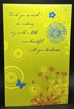 Thank You Greeting Card w/Envelope