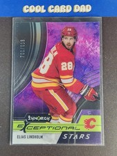 2021-22 Synergy Exceptional Stars Elias Lindholm /899 Calgary Flames #ES-EL 