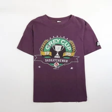 Vintage Grey Cup Saskatchewan  T-Shirt Size Medium 1995 90s CFL