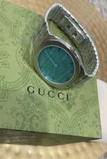 Gucci 25H YA163407 Mens Blue Dial 38mm Quartz...