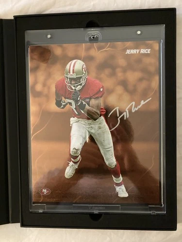 Jerry Rice Emanate fanatics 23/25 orange variant RARE Autographed San Francisco