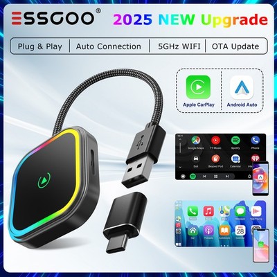 New USB Wireless CarPlay Adapter For iPhone Apple Wireless Dongle Plug And Play