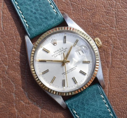 Vintage ROLEX 16013 Datejust Quickset Stainless Steel Watch 1979