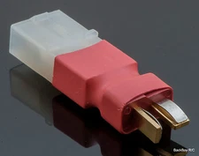 No Wires Connector - Tamiya Female to Male T-Plug Adapter (Deans Style)