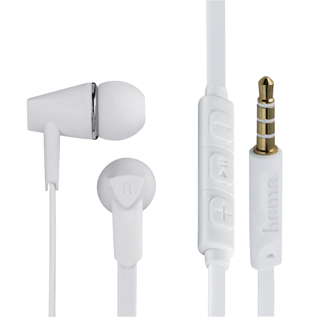 Thumbnail - Hama 184008 Joy In-ear Kopfhörer Kabelgebunden (weiß) Weiß
