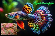 ABF ULTRA SMALL GUPPY FLAKE MIX,Spirulina,Krill,Shrimp,Earthworm,BSF,ABF306B