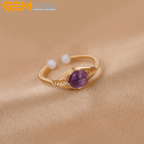 Rings & Bracelet Set Weaving Open Adjustable Power Chakras Gold Filled Jewellery - Picture 35 of 119