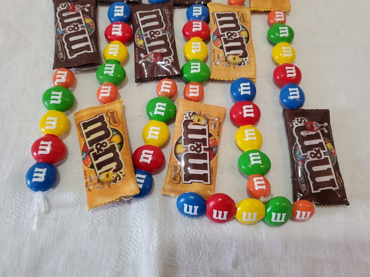 NEW Kurt S. Adler M&M's Christmas Tree Garland 6" ft Plain and Peanut