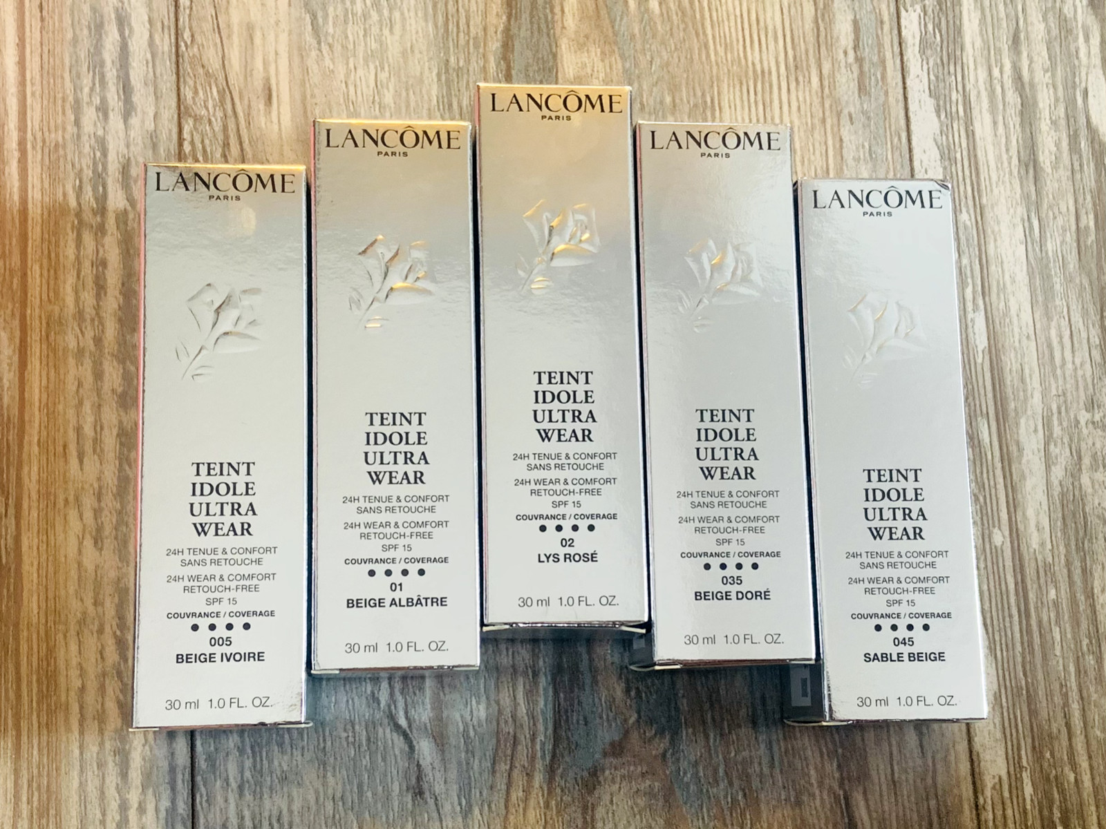 Lancome Teint Idole Ultra Wear Foundation 24H New & Boxed BNIB 30ml - 12 Ambre