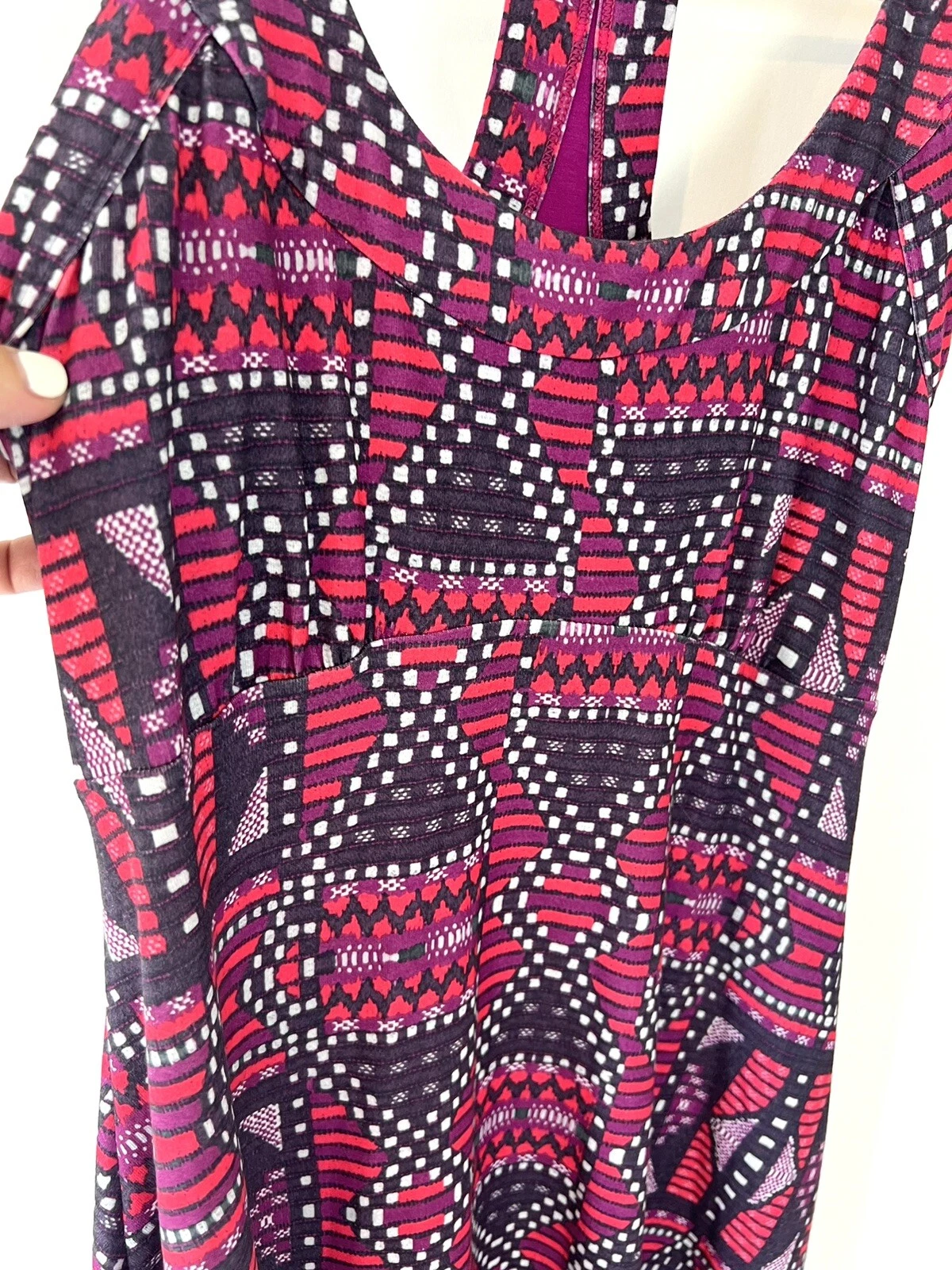 prana scoop neck cali aztec tribal print 