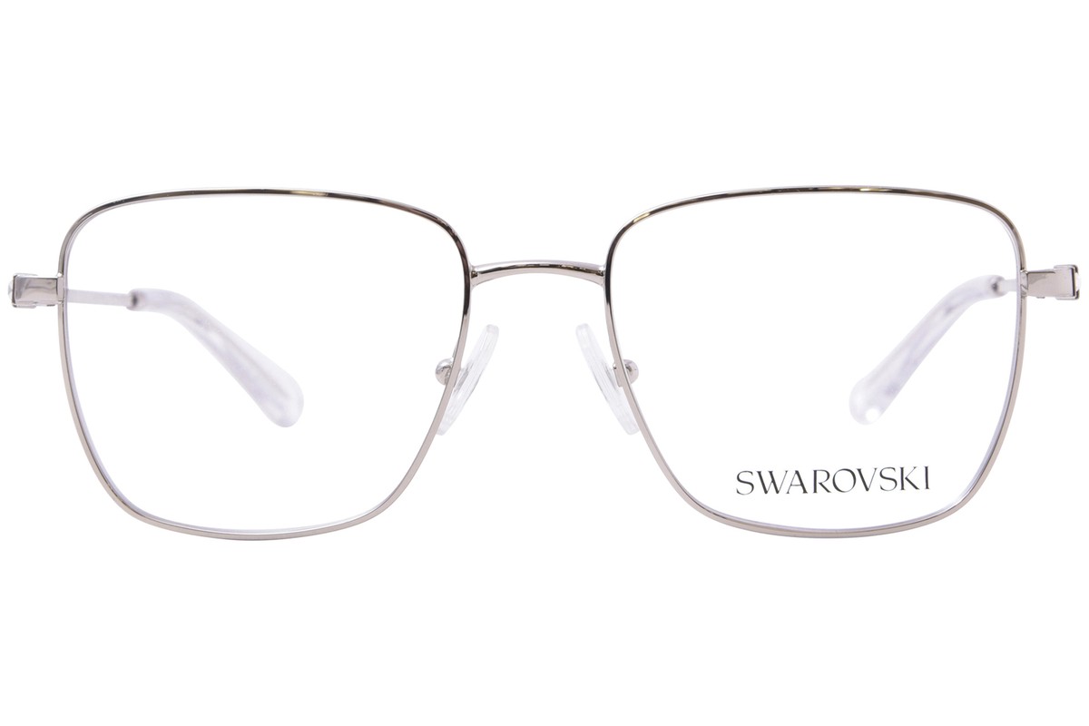 Swarovski SK1003 4001 Eyeglasses Women's Silver Full Rim