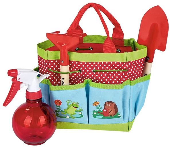 Mariquitas Rellenas Bolsa de Jardín para Infantil, Gartenarbeits-Set Con Bolsa