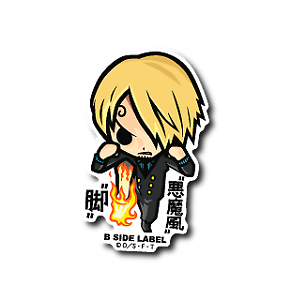 B Side Label Sticker Emblem One Piece Sanji 2 From Jp Import Seal Anime Manga Ebay