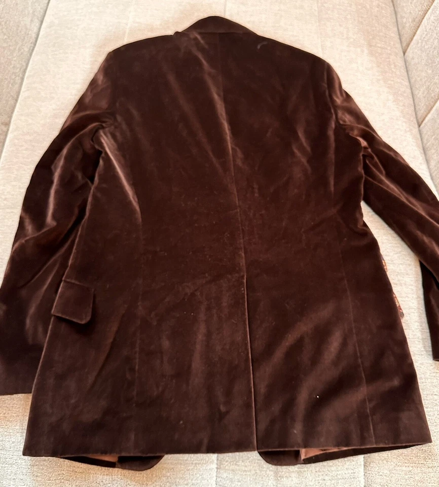 Blazer Traje Chaqueta Abrigo Deportivo Paul Smith The Westbourne Marrón Terciopelo - Para Hombre 40 Foto 2 de 4