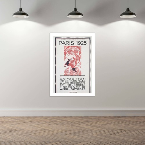 The 1925 Parigi Esposizione Poster Arte Murale Stampa - Picture 3 of 12