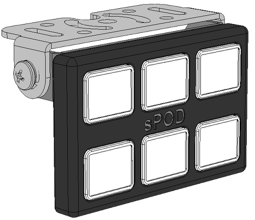 sPOD SLM6UNI36 SourceLT w Mini6 for Universal w 36 in. Battery CablesS - Picture 4 of 4