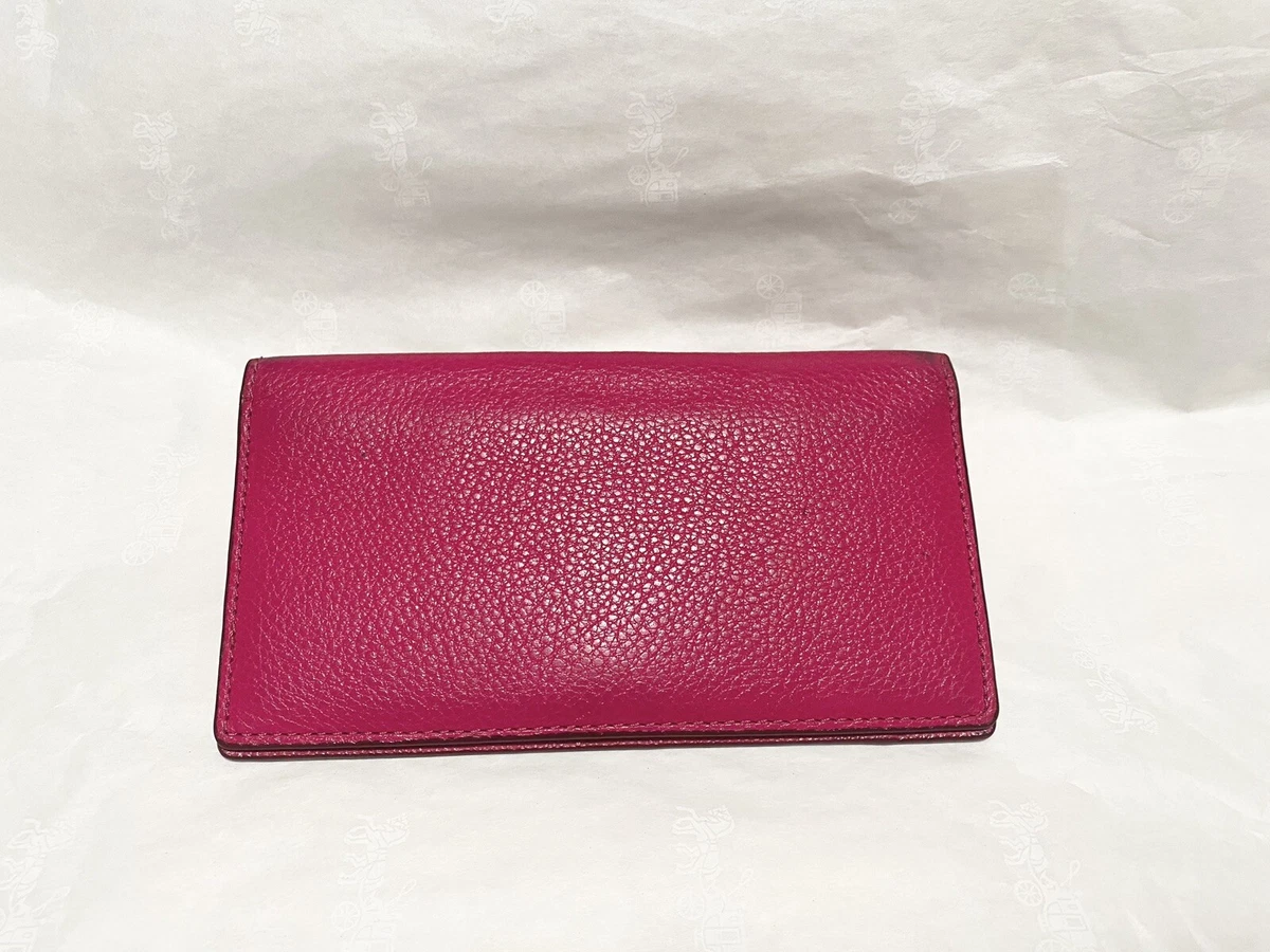 Pink shop coach wallet