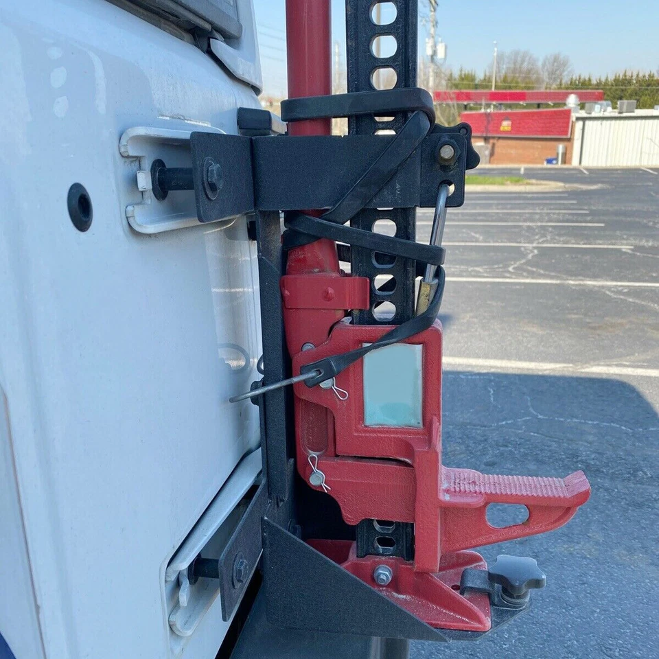 Soporte de montaje de gato de elevación alta para puerta trasera para Jeep Wrangler JK 2007-2018 Foto 3 de 4