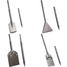 SDS Plus/Max Chisel Floor Scraper 3.9"-5.9" Wide Tile Removal Flat Chisel