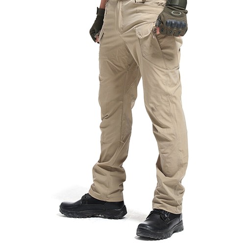 Men's Work Cargo Pants Tactical Combat Pants Outdoor Hiking Waterproof Trousers - Afbeelding 30 van 34