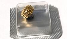 NEW Tag Heuer gold screwdown crown 7.5mm x4.0mm. M0.9 tap 10 Tag-47