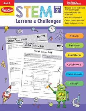 Evan-Moor Stem Lessons and Challenges, - Paperback, by Evan Moor - Very Good