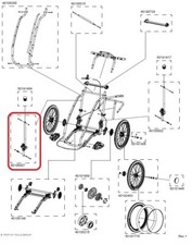 Unità di piegatura Thule Re CGR/CX dal 07 per Chariot CX 1 2 Cougar 2