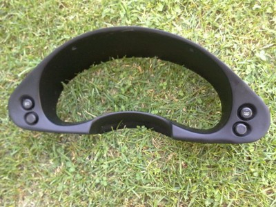 1995 - 1999 MITSUBISHI 3000G DASH TSPEEDOMETER TRIM COVER W/SWITCH BLACK OEM