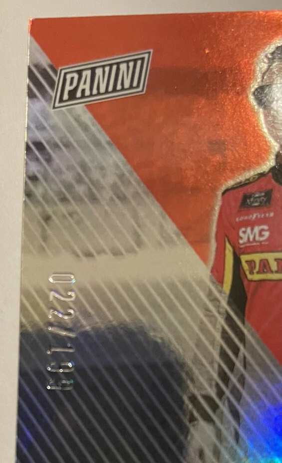2023 Panini Fathers Day Gray Gaulding /199 & 2 Base 44 Green Light Racing NASCAR - Image 4 of 4