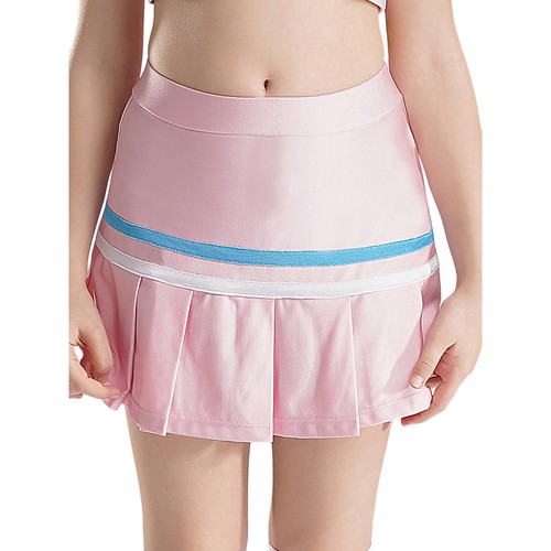 Kids Girls Crop Top With Skirt Cross Back Activewear Summer Sportswear Set Mini - Picture 27 of 83