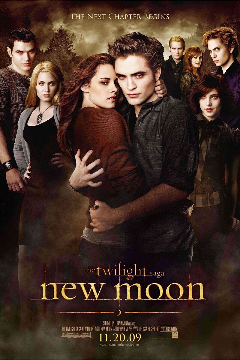 The Twilight Saga New Moon (2009) Movie Poster 36x24" Art Silk Print