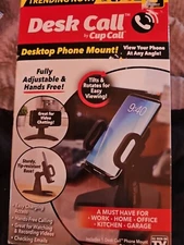 Desk Call Desktop Phone Mount -View Your Cell Phone at Any Angle Phone Holder