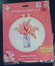 Needle Creations "Pampass Grass" Embroidery Kit 6"