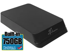 Avolusion Mini HDDGear Pro 750GB USB 3.0 External Hard Drive (PS4 Pre-Formatted)