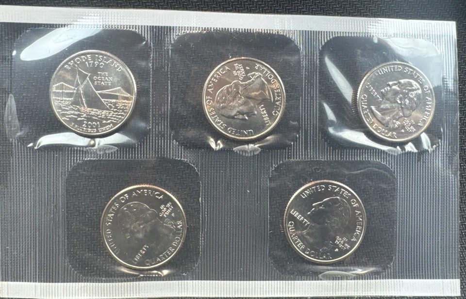 2001 Uncirculated Coin Proof Set U.S Mint Original Government Packaging OGP - Image 2 of 4