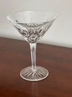 Vintage WATERFORD Crystal LISMORE Martini Glass, 6-1/8” Tall
