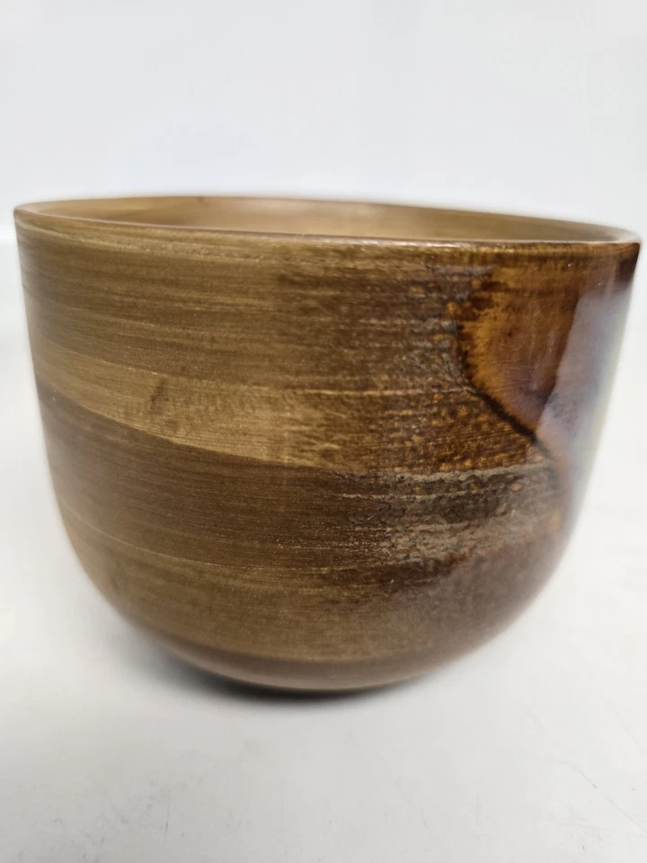 Taza de café Sango Splash Jumbo Lrg taza tazón 24 oz gres 4951 marrón esmaltado Foto 4 de 4