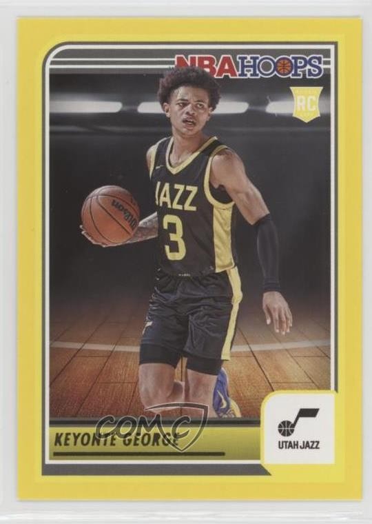 2023-24 Panini NBA Hoops Rookies Yellow Keyonte George #271 e9p