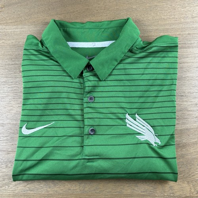 #ad #ad Nike x North Texas UNT Mean Green Men’s M Team Issue Player Worn Polo Shirt #2 $55.99