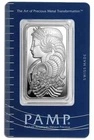 1 OZ SILVER PAMP SUISSE BAR LADY FORTUNA